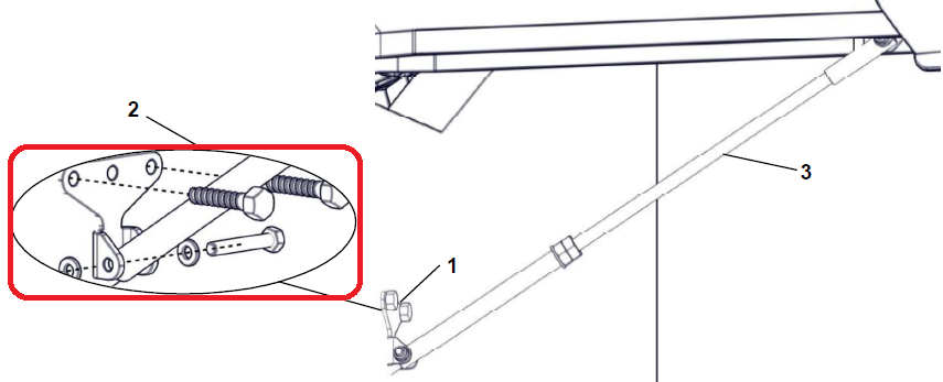Support parts for support bracket cone for BD Blue 140C V23